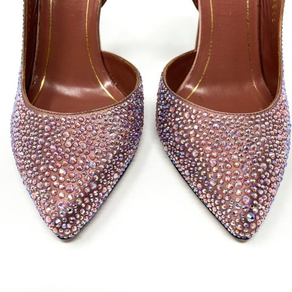 Gucci Pink Embellished Heels - Picture 5 of 12